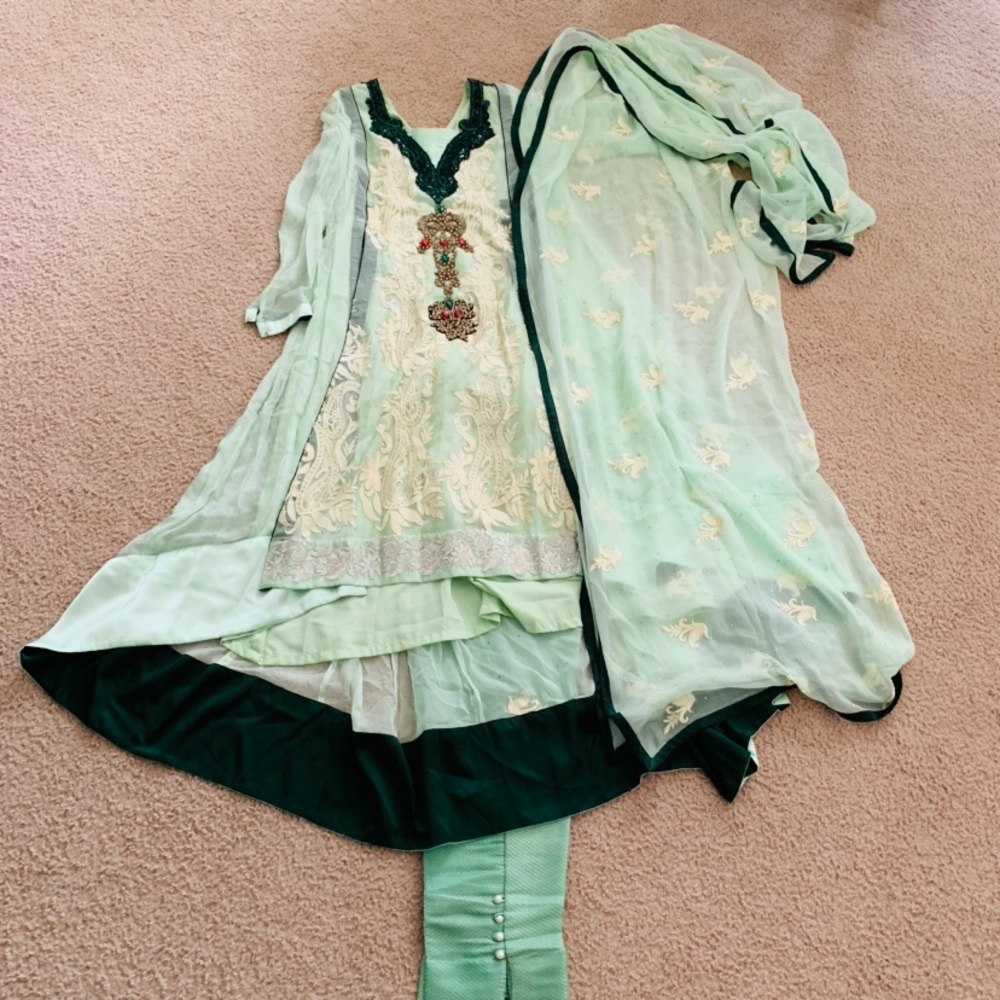 3 Piece Pakistani Dress